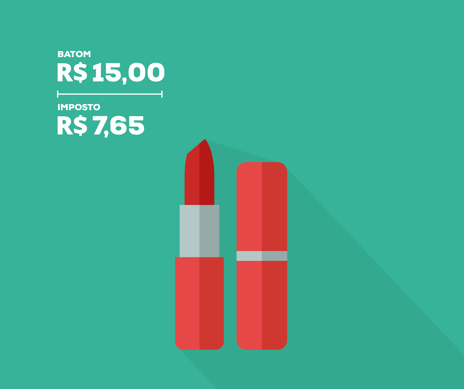 Não Vou Pagar o Pato – Diga Não ao Aumento de Impostos - Batom