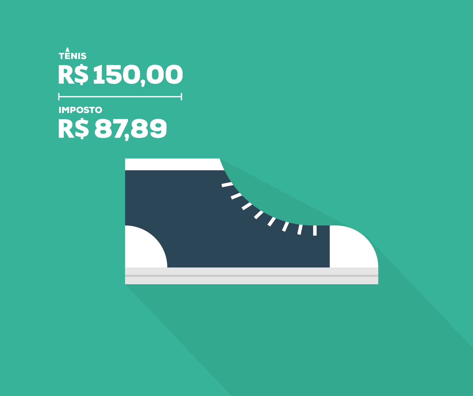 Não Vou Pagar o Pato – Diga Não ao Aumento de Impostos - Tênis
